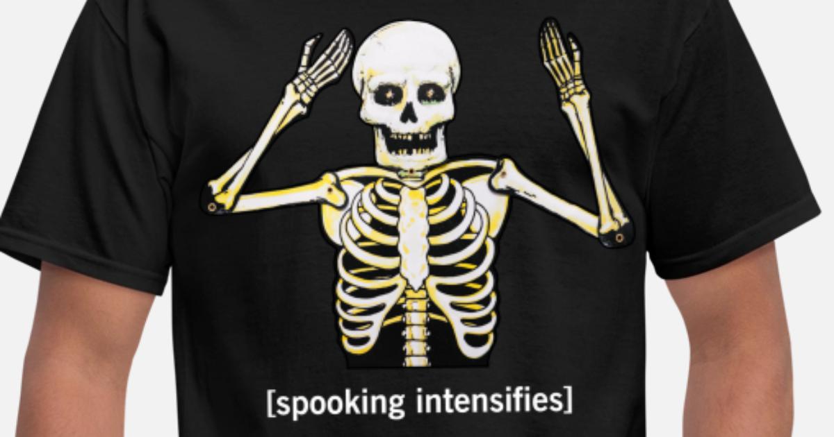 spooky intensifies Skeleton meme 